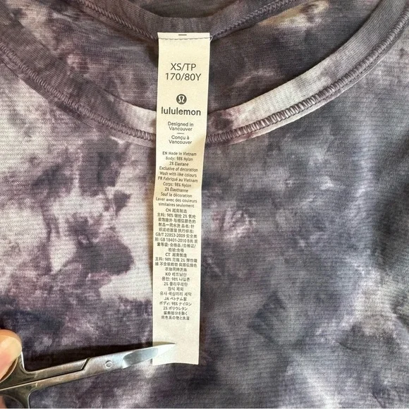 Lululemon Purple Tie-dye Tank Top Size XS - Picture 6 of 7